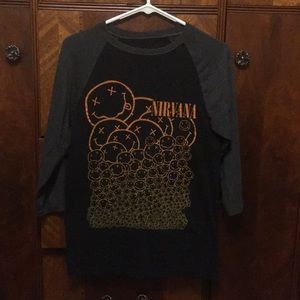 Nirvana 3/4 sleeved shirt
